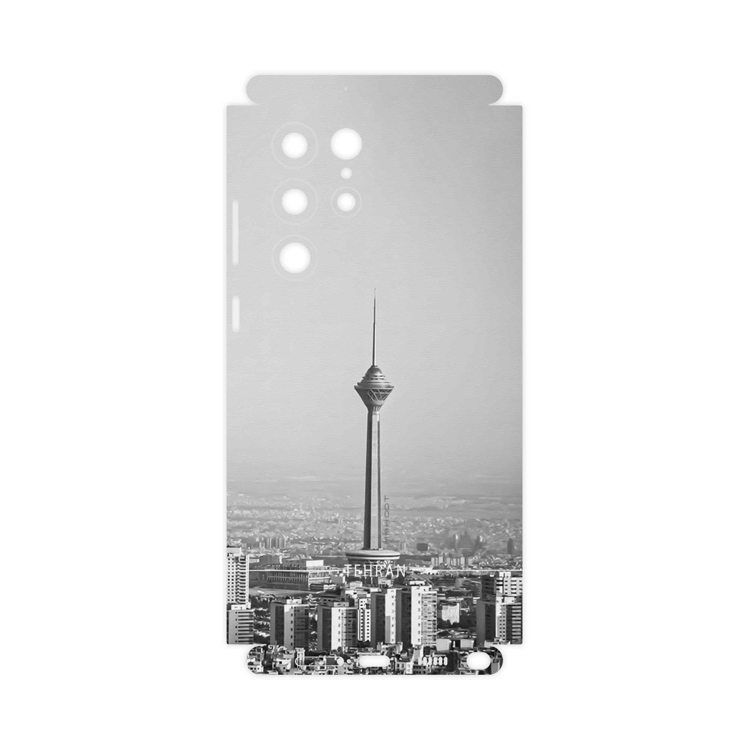 برچسب پوششی ماهوت مدل Tehran-City-FullSkin مناسب برای گوشی موبایل سامسونگ Galaxy S22 Ultra 5G