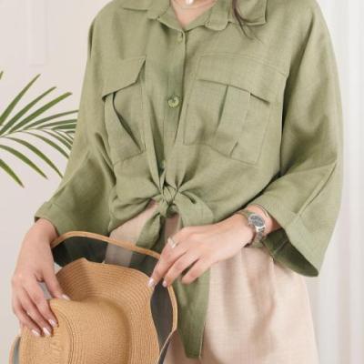 شومیز سبز کد 2002