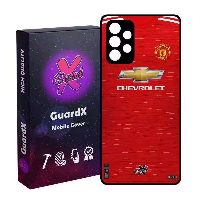 کاور گارد ایکس طرح Manchester United مدل Glass10248 مناسب برای گوشی موبایل سامسونگ Galaxy A32 4G