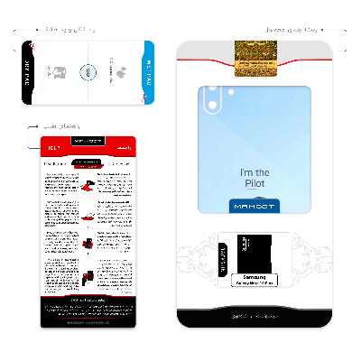 برچسب پوششی ماهوت مدل Pilot مناسب برای گوشی موبایل سامسونگ Galaxy Note 10 Plus