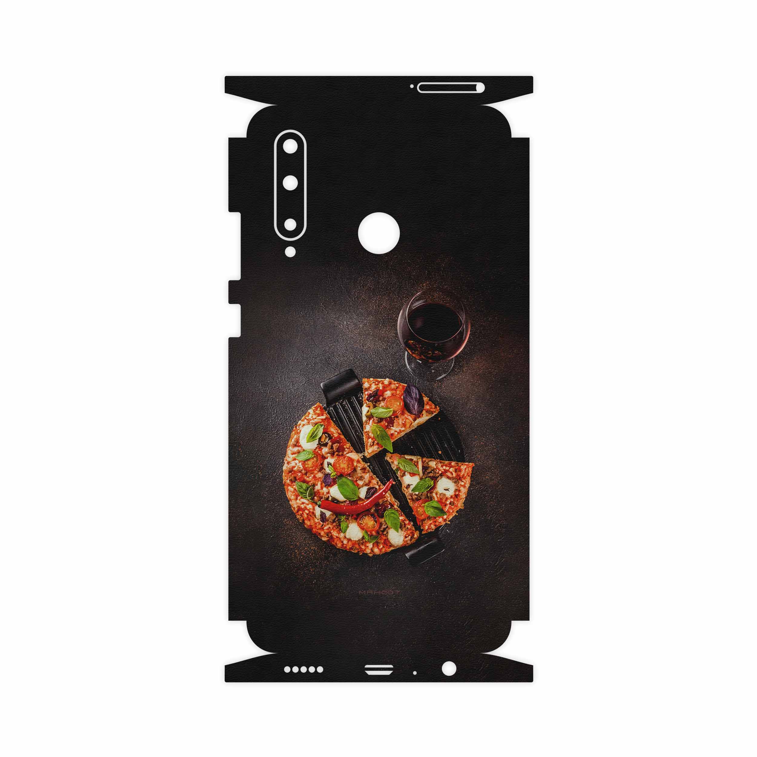 برچسب پوششی ماهوت مدل Pizza-FullSkin مناسب برای گوشی موبایل آنر 20 Lite