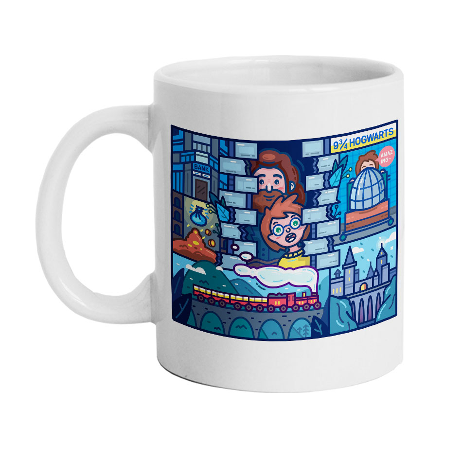 ماگ دارلی طرح هری پاتر مدل MG1711