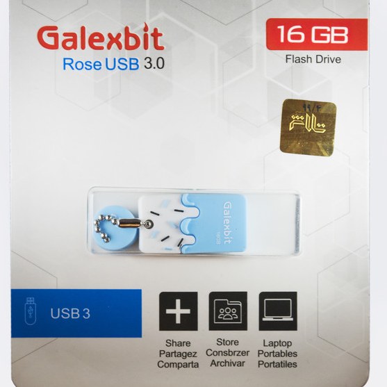 فلش مموری گلکسبیت مدل Wiper BLU ظرفیت 16 گیگابایت