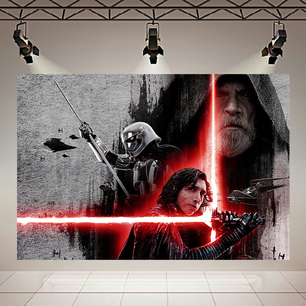 تابلو بوم طرح جنگ ستارگان مدل Star Wars The Last Jedi کد AR3035