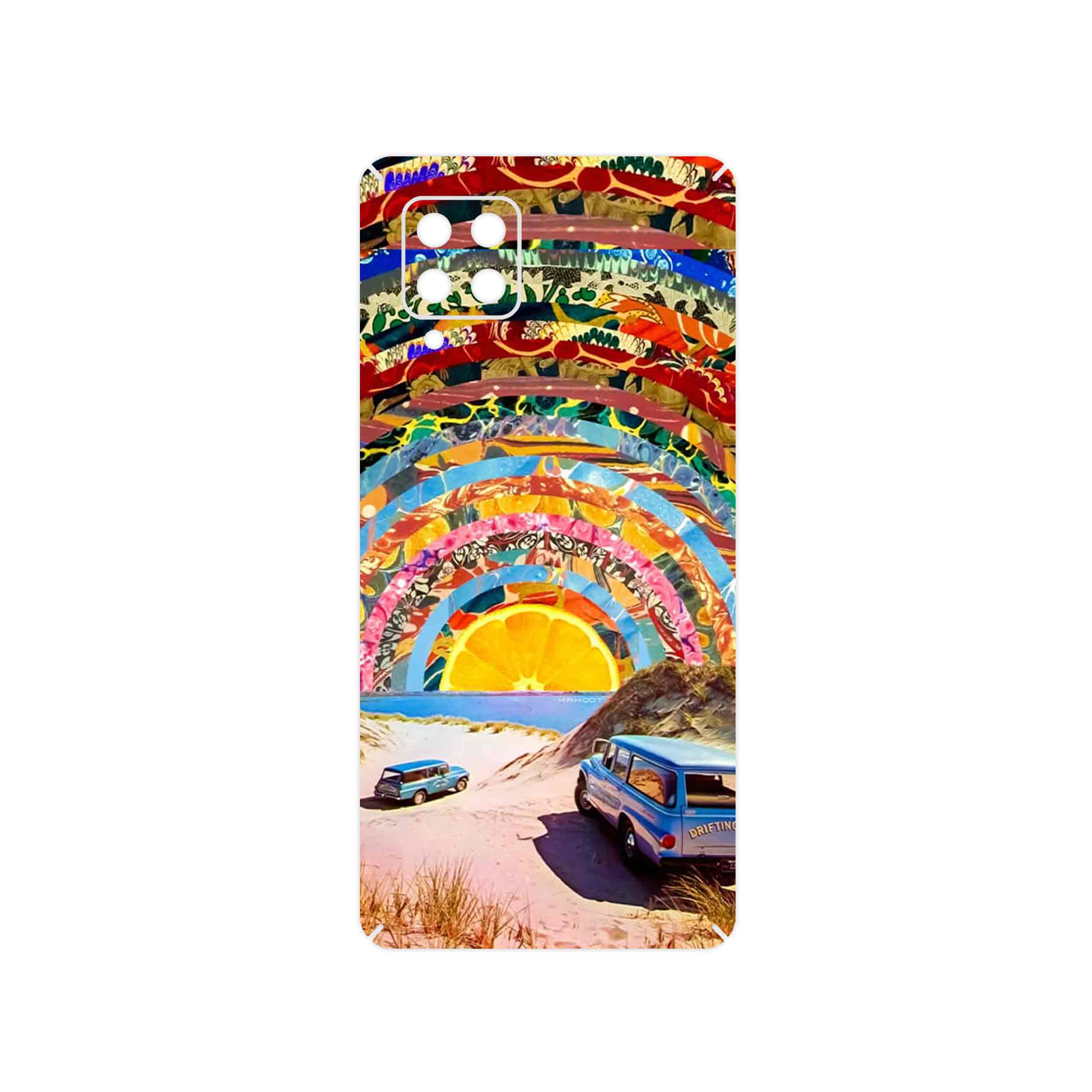 برچسب پوششی ماهوت مدل Collage of Orange Sky مناسب برای گوشی موبایل سامسونگ Galaxy A42