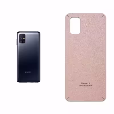 برچسب پوششی ماهوت مدل Rose Gold Leather مناسب برای گوشی موبایل سامسونگ Galaxy M51