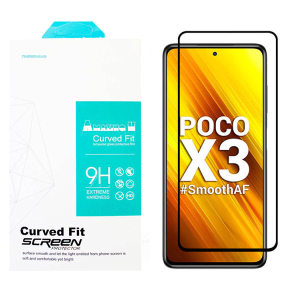 محافظ صفحه نمایش مدل AMAZING مناسب برای گوشی موبایل شیائومی Poco X3 | کالا برتری