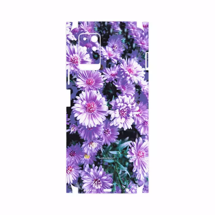 برچسب پوششی ماهوت مدل Purple-Flower-FullSkin مناسب برای گوشی موبایل اینفینیکس Note 10