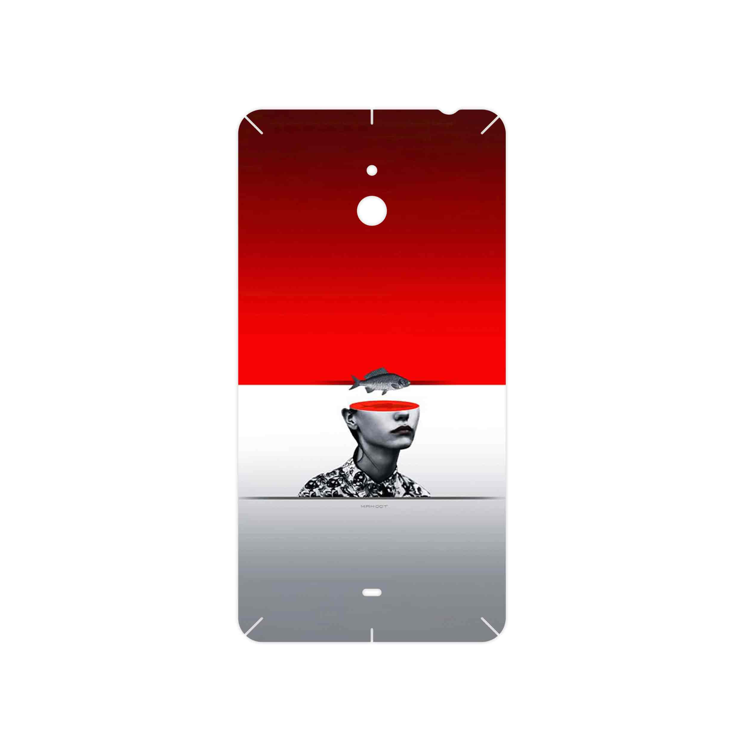 برچسب پوششی ماهوت مدل Collage of surreal Portrait of Women 1 مناسب برای گوشی موبایل نوکیا Lumia 1320