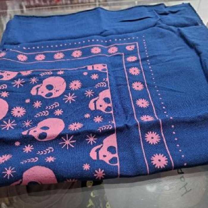 باندناطرح ستاره واسکلت پارچه نخی50×50