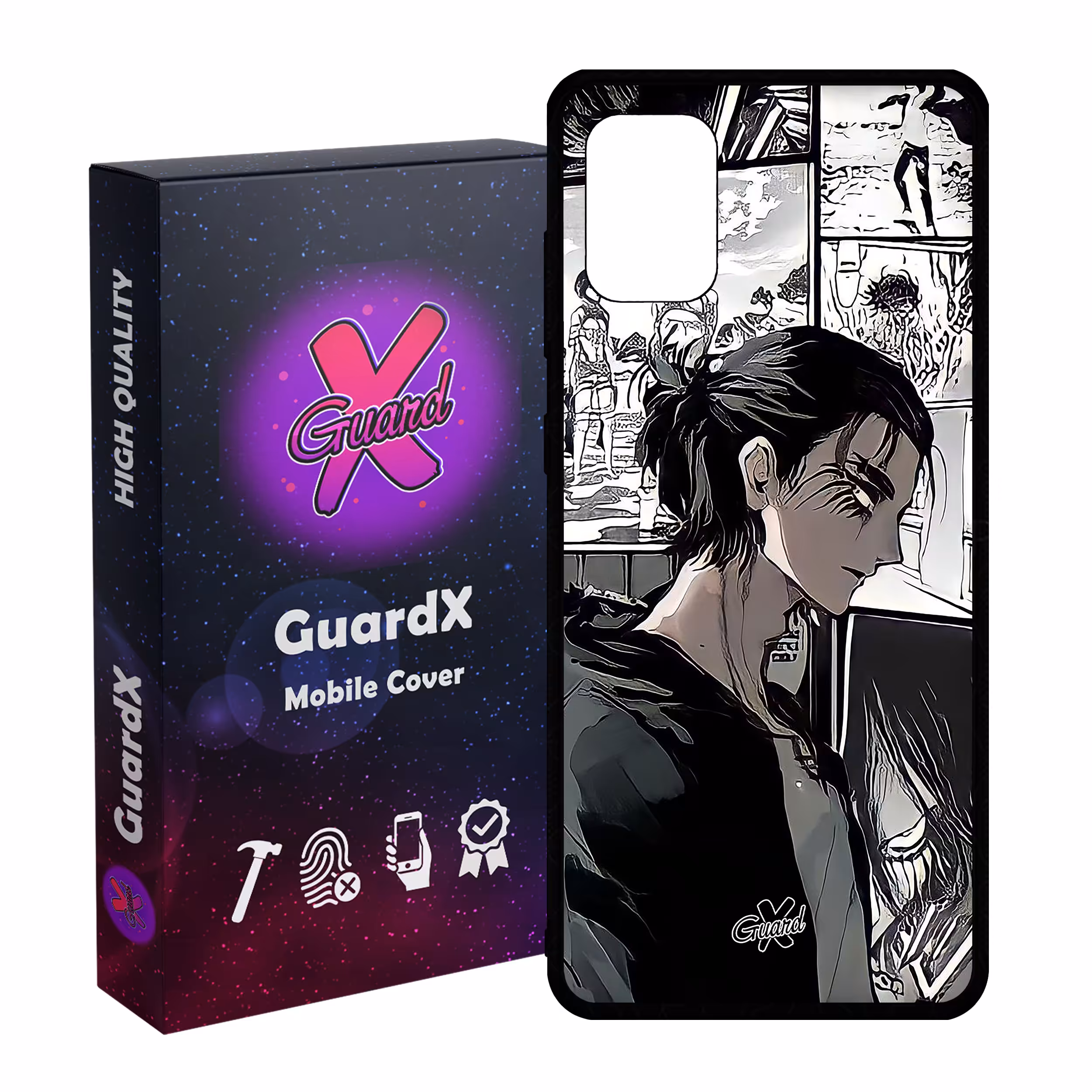 کاور گارد ایکس طرح Eren Yeager Anime مدل Glass10442 مناسب برای گوشی موبایل سامسونگ Galaxy A31