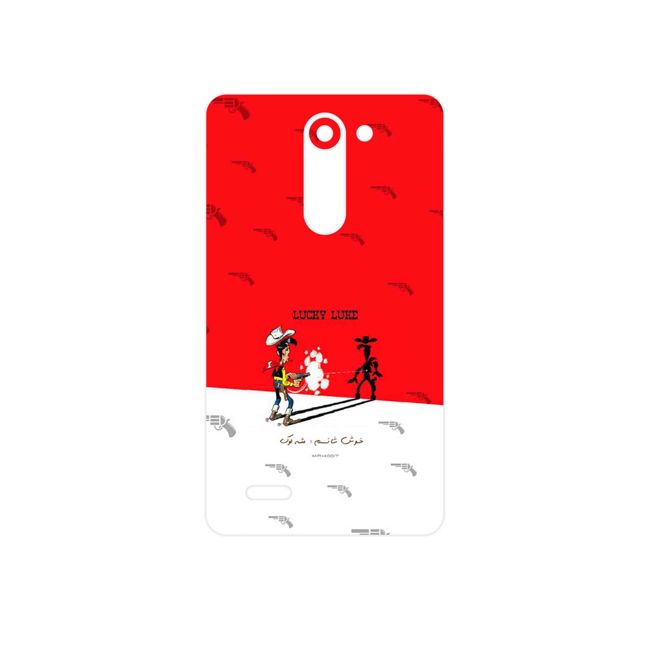 برچسب پوششی ماهوت مدل Lucky Luke مناسب برای گوشی موبایل ال جی L Bello