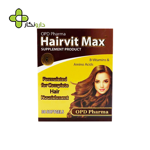 کپسول ژلاتینی هیرویت مکس او پی دی فارما