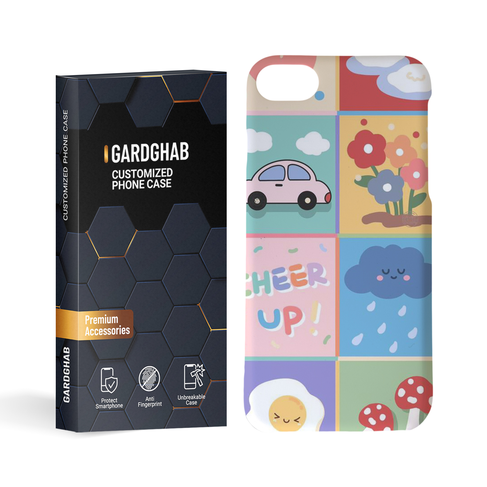    کاور گارد قاب مدل فانتزی مناسب برای گوشی موبایل اپل iphone 7 / 8 / se2020