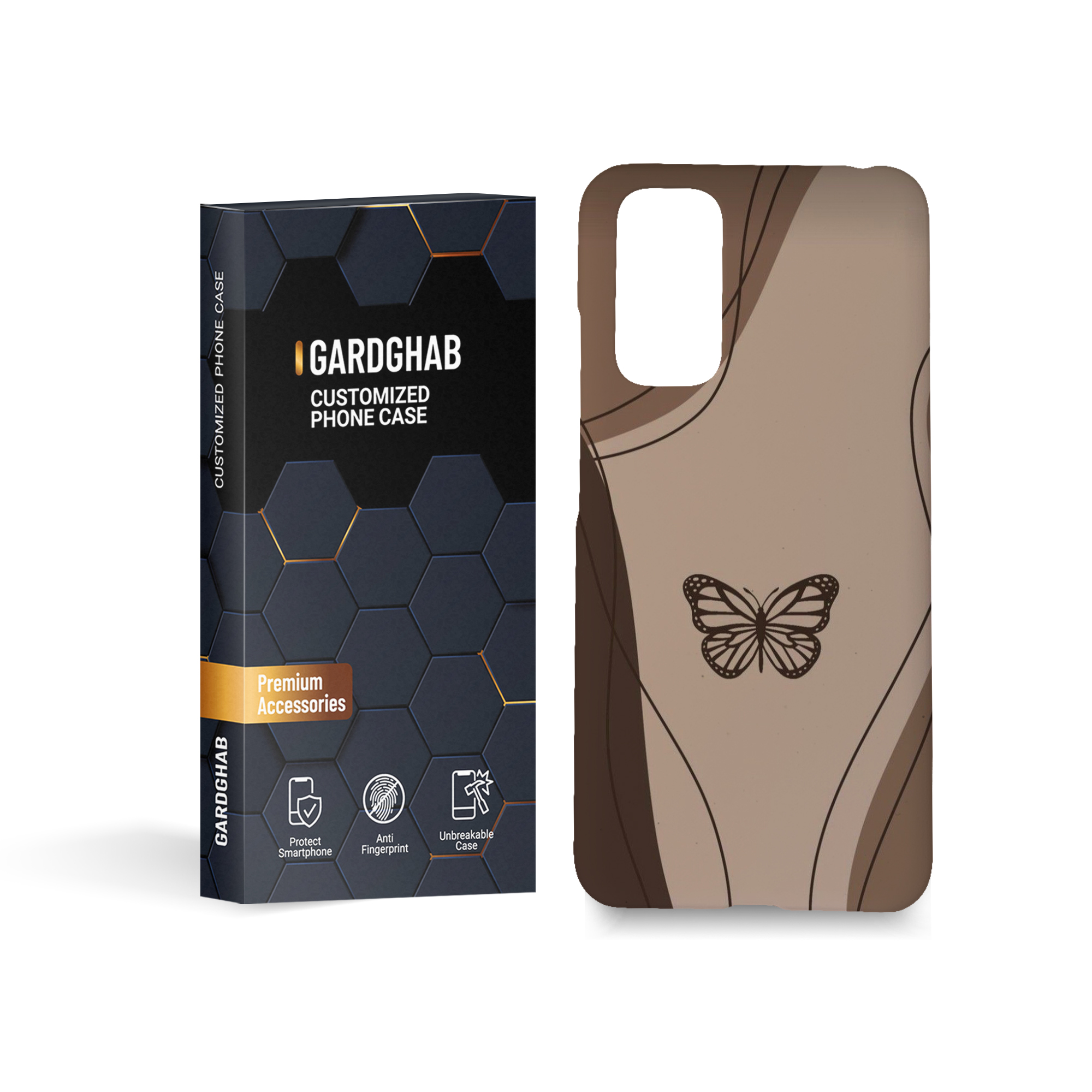   کاور گارد قاب مدل پروانه مناسب برای گوشی موبایل شیائومی Redmi note 11 4g