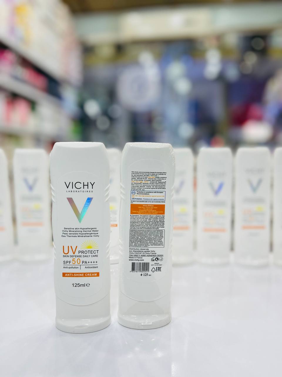 ضد آفتاب ویشی Vichy- ضد آفتاب 125 میل با SPF50 ویشی مدل cPROTECT