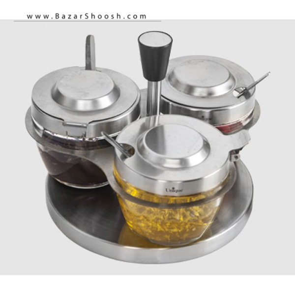 جاادویه 3تایی استیل یونیک مدل UN-1457