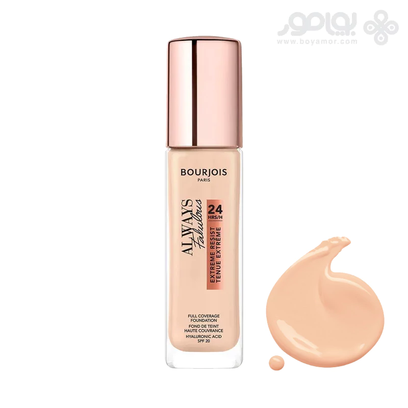 کرم پودر بورژوا مدل ALWAYS شماره 105 رنگ NATURAL IVORY حجم 30 میل