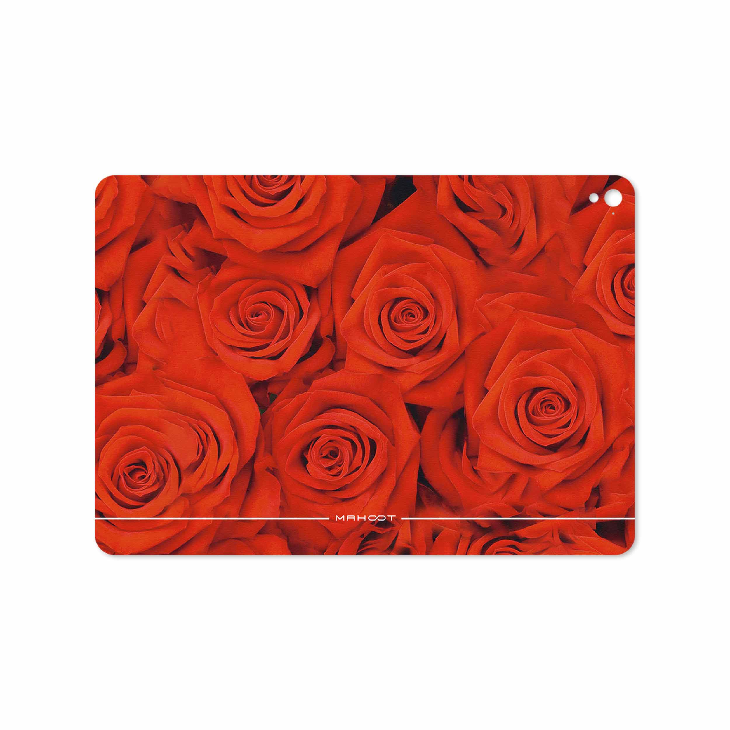 برچسب پوششی ماهوت مدل Red-Flower مناسب برای تبلت اپل iPad Pro 9.7 2016 A1673