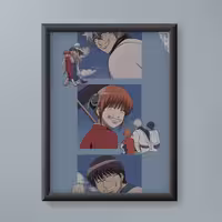 تابلو مدل انیمه گینتاما Gintama anime 04 | دنیای قاب