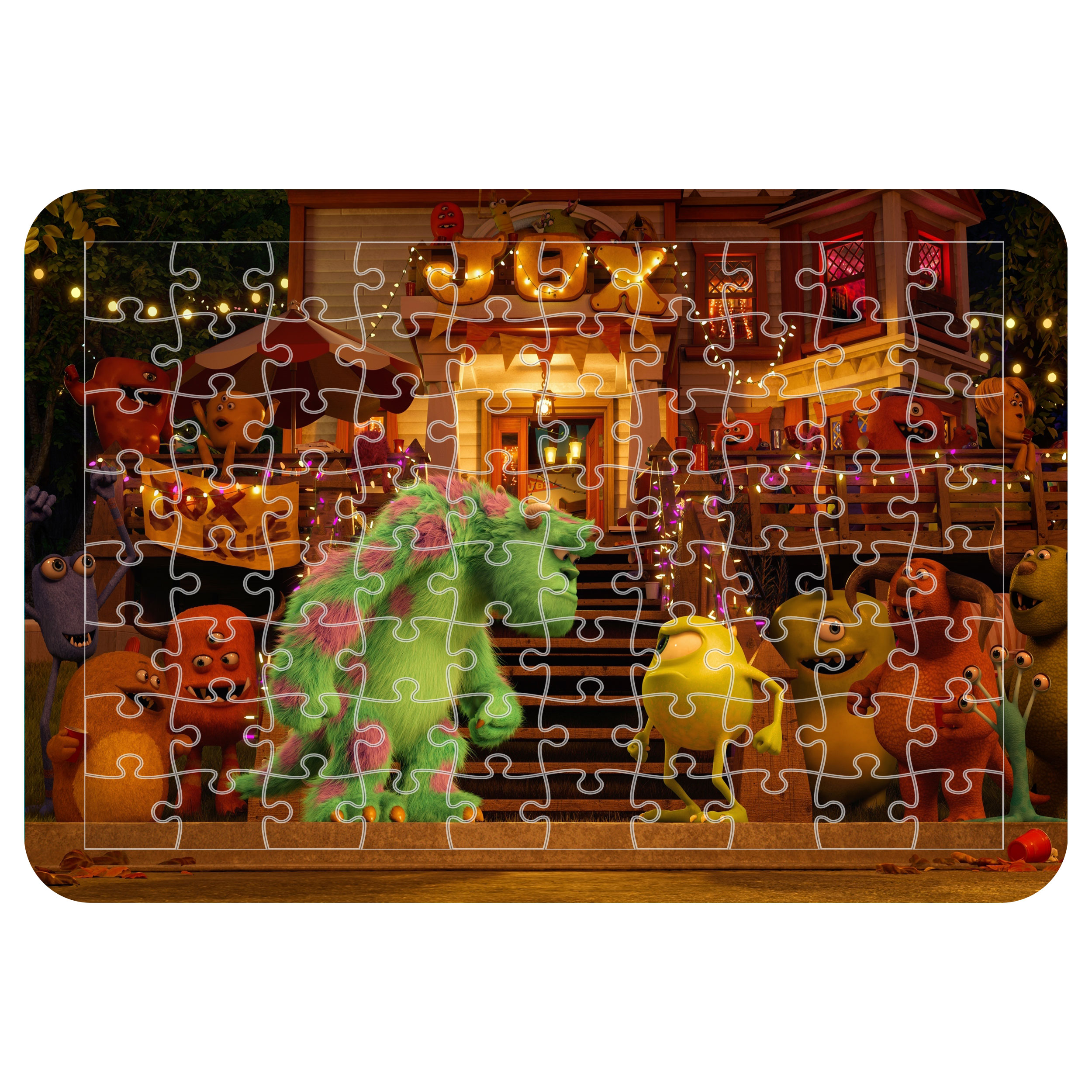 پازل 54 تکه اطلس آبی طرح کارتون کارخانه هیولا ها  مدل P1440