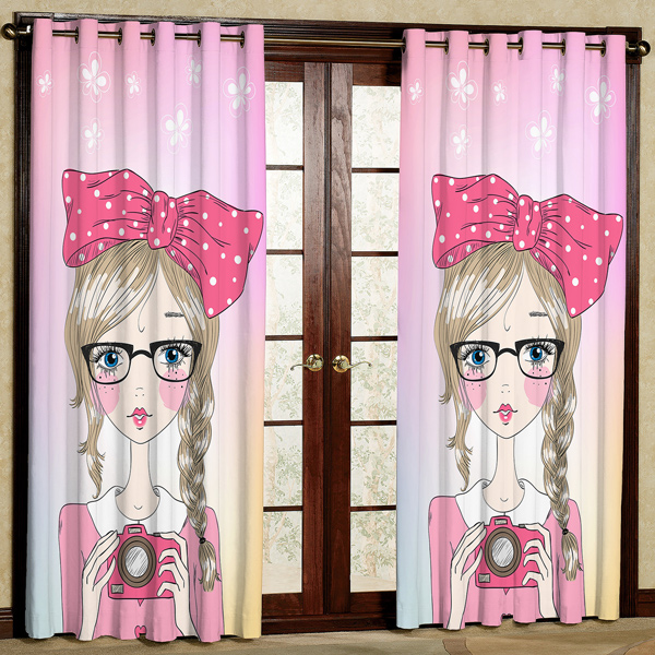 پرده مدل مخمل پانچی کد 5805 سایز 280x140 سانتی متر