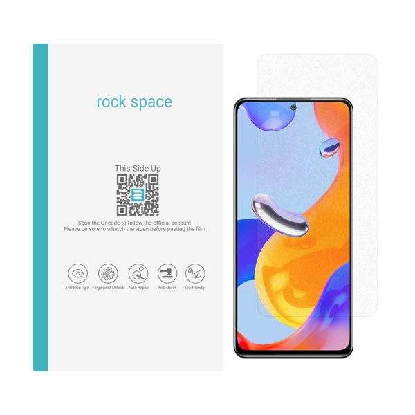 گلس شیائومی redmi note 11 pro 4G مدل نانو هیدروژل مات برند راک اسپیس کد S