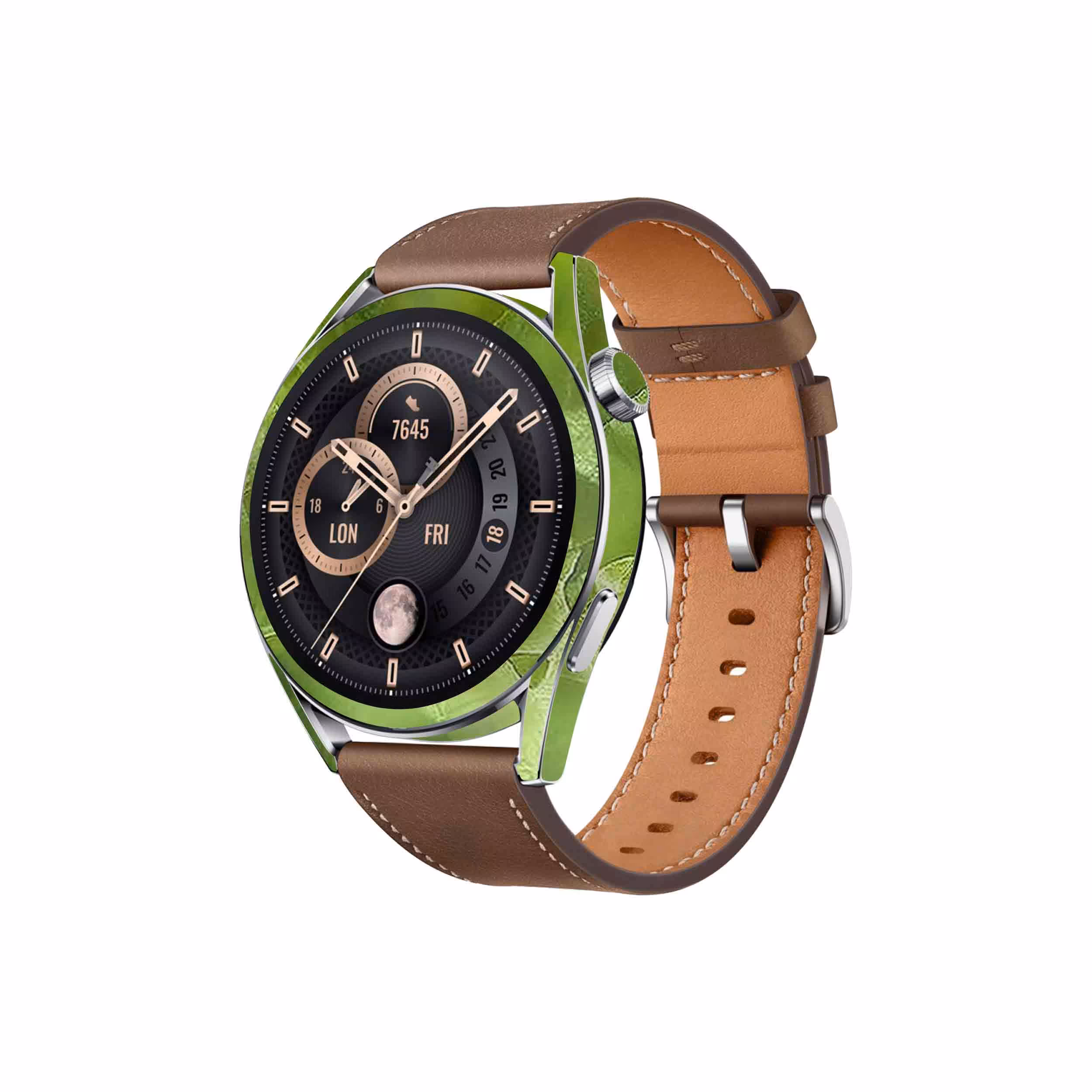 برچسب ماهوت طرح Green-Crystal-Marble مناسب برای ساعت هوشمند هوآوی Watch GT 3 46mm