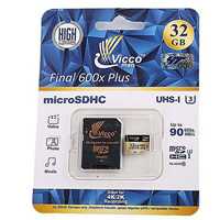 کارت حافظه microSDHC ویکو من مدل Extre600X کلاس 10 استاندارد UHS-I U3 سرعت 90MBps ظرفیت 32گیگابایت همراه با آداپتور SD