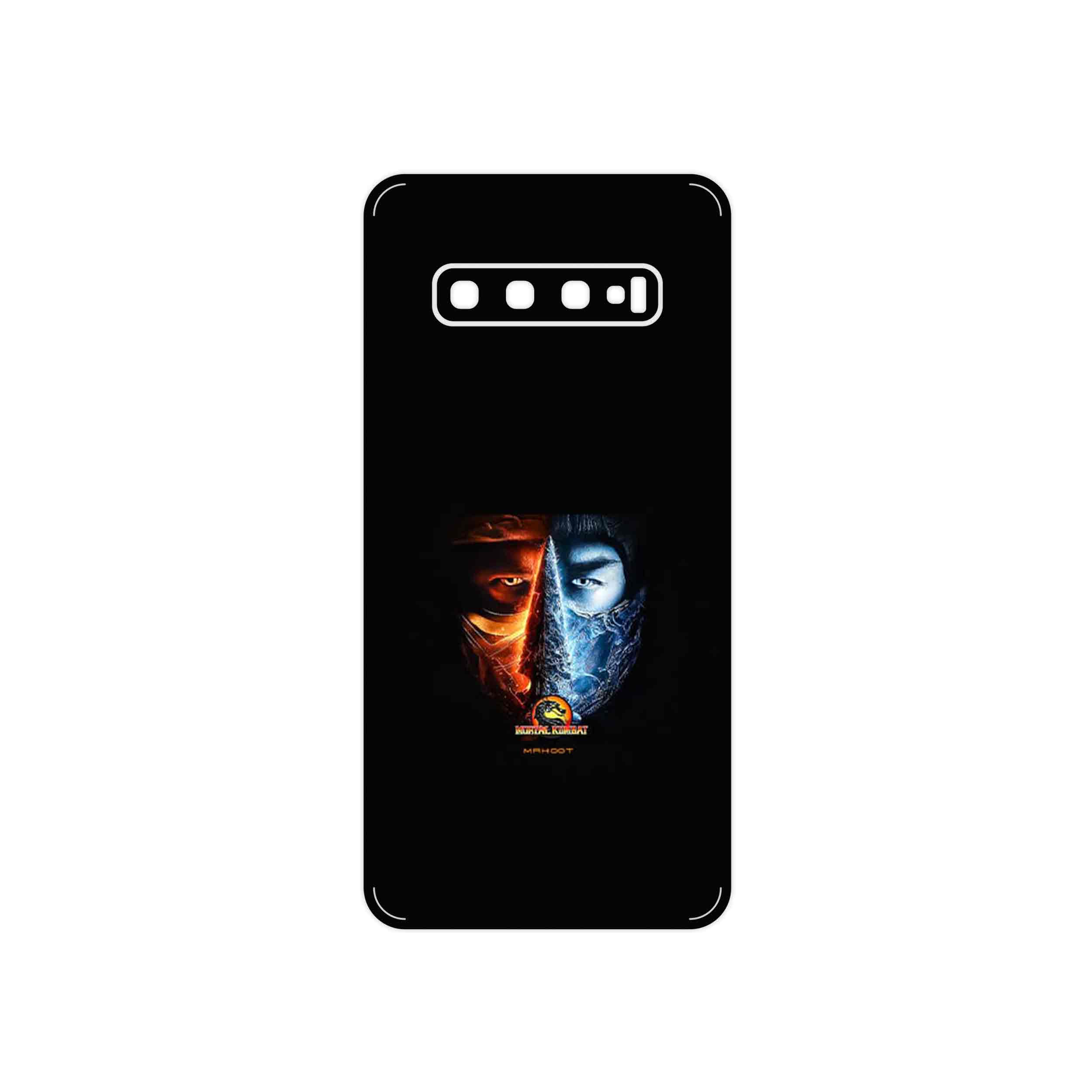 برچسب پوششی ماهوت مدل Mortal Kombat Game Series مناسب برای گوشی موبایل سامسونگ Galaxy S10