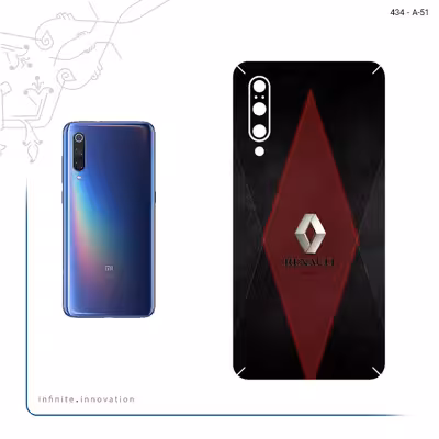 برچسب پوششی ماهوت مدل Renault مناسب برای گوشی موبایل شیائومی Mi 9