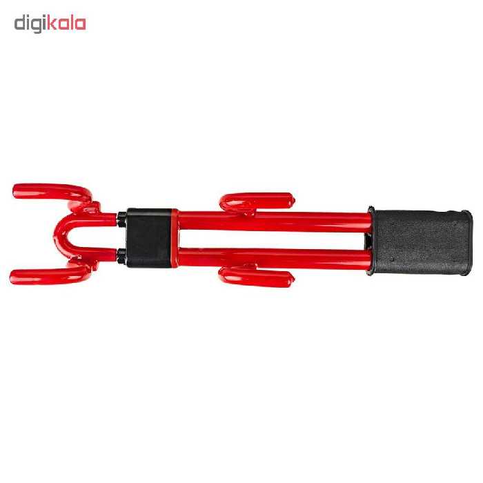 قفل فرمان دوبل دسته دار خودرو مدل 6887 