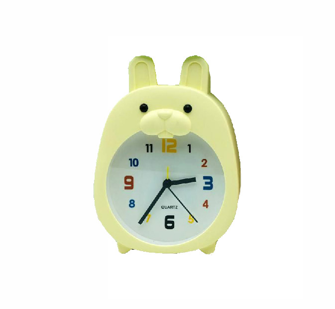 ساعت رومیزی زنگ دار طرح خرگوش