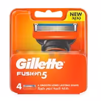 تیغ یدک ژیلت مدل Fusion 5 بسته 4 عددی