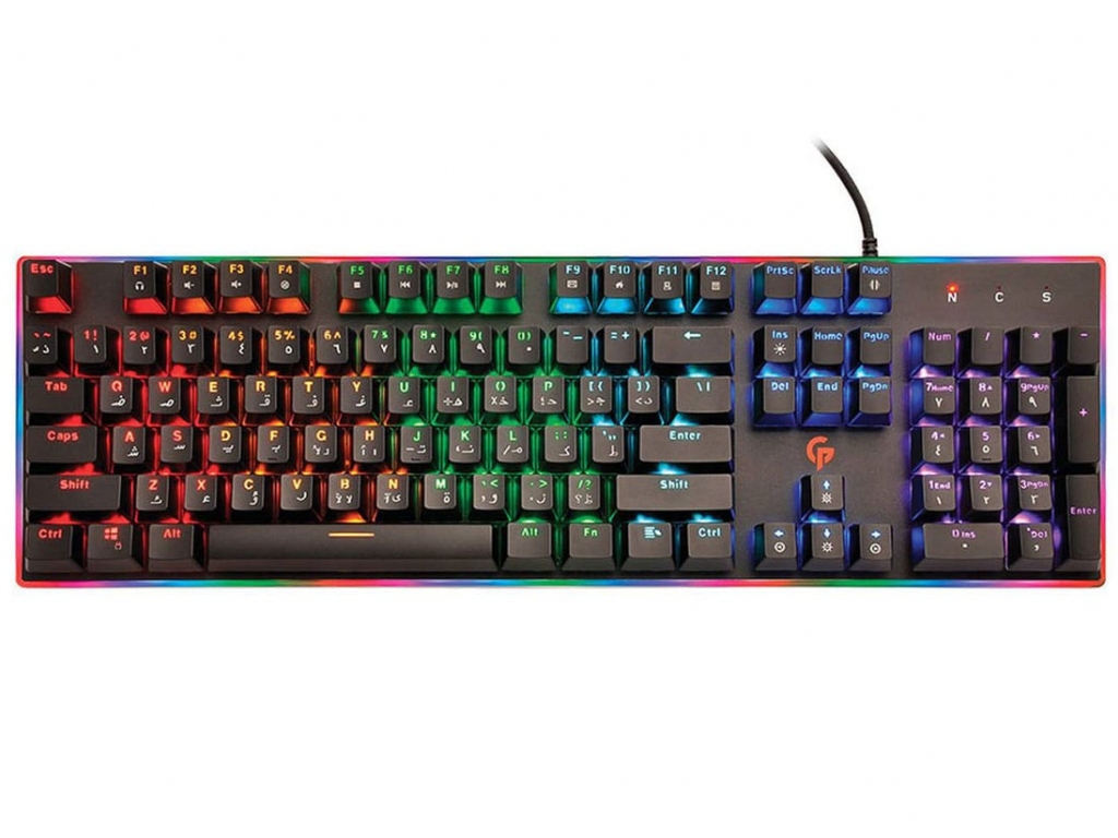 کیبورد با سیم پورودو Porodo Mechanical Gaming Keyboard PDX210-BX