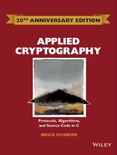 خرید و دانلود نسخه کامل کتاب Applied Cryptography: Protocols, Algorithms and Source Code in C
