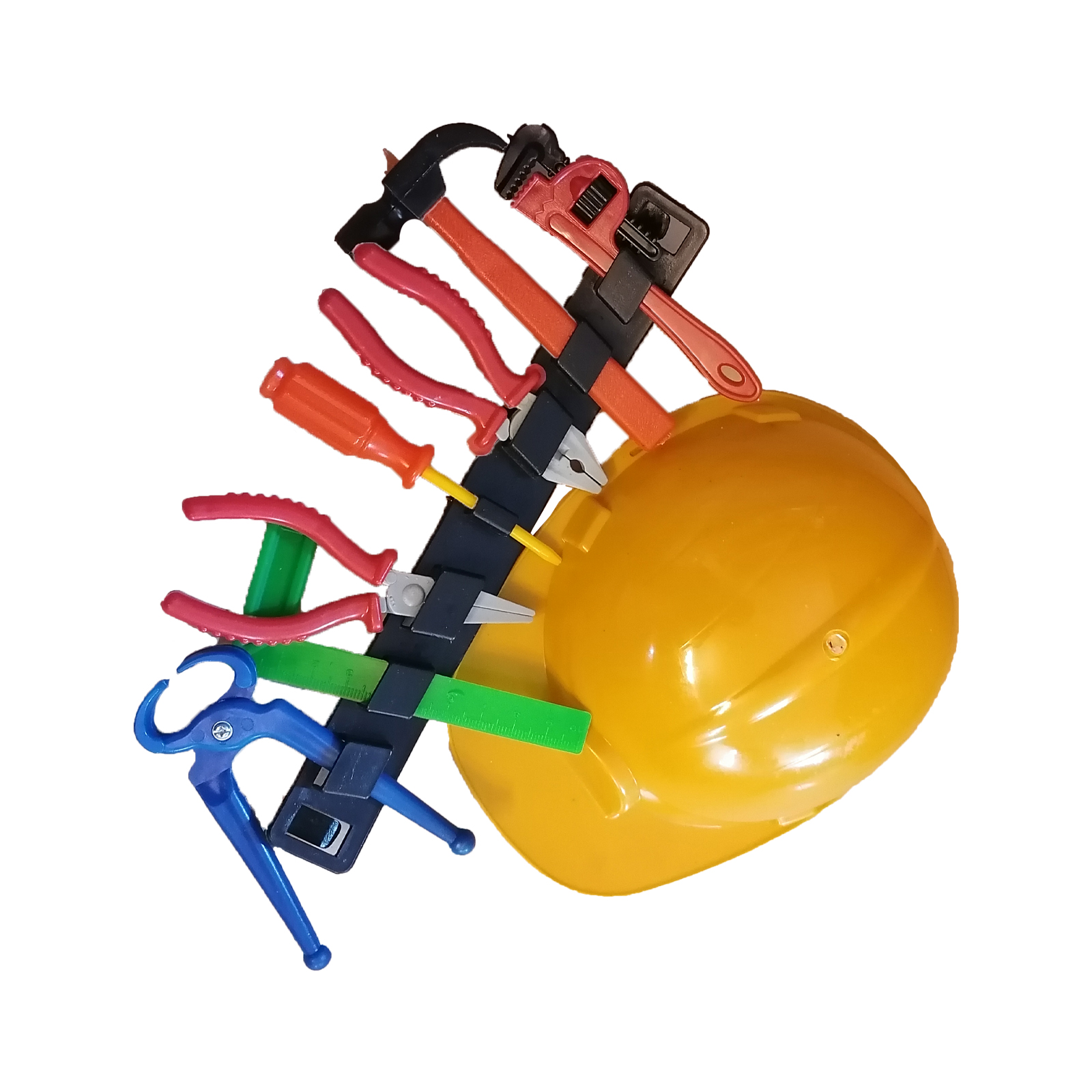 ست اسباب بازی ابزار و کلاه ایمنی کد f113