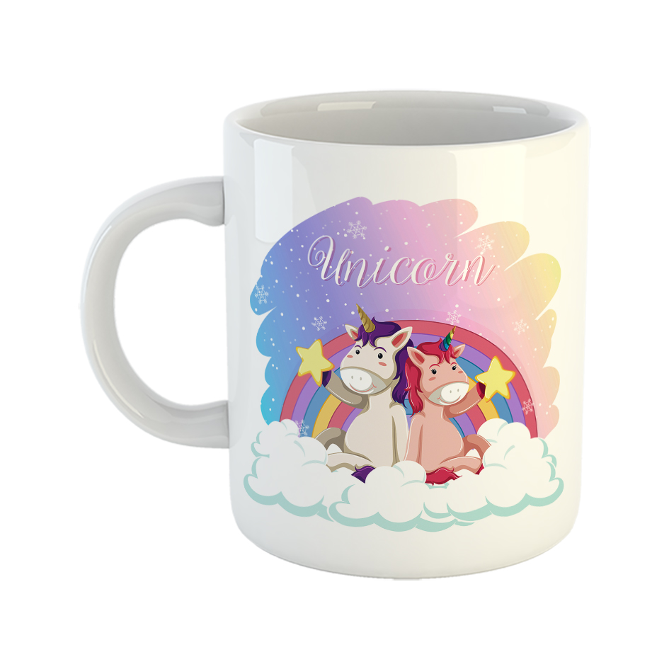 ماگ مدل طرح یونیکورن مدل ستاره‌