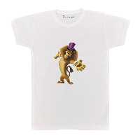 تی شرت آستین کوتاه بچگانه پرمانه طرح ماداگاسکار کد pmt.6828