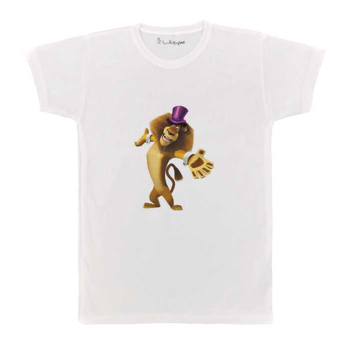 تی شرت آستین کوتاه بچگانه پرمانه طرح ماداگاسکار کد pmt.6828