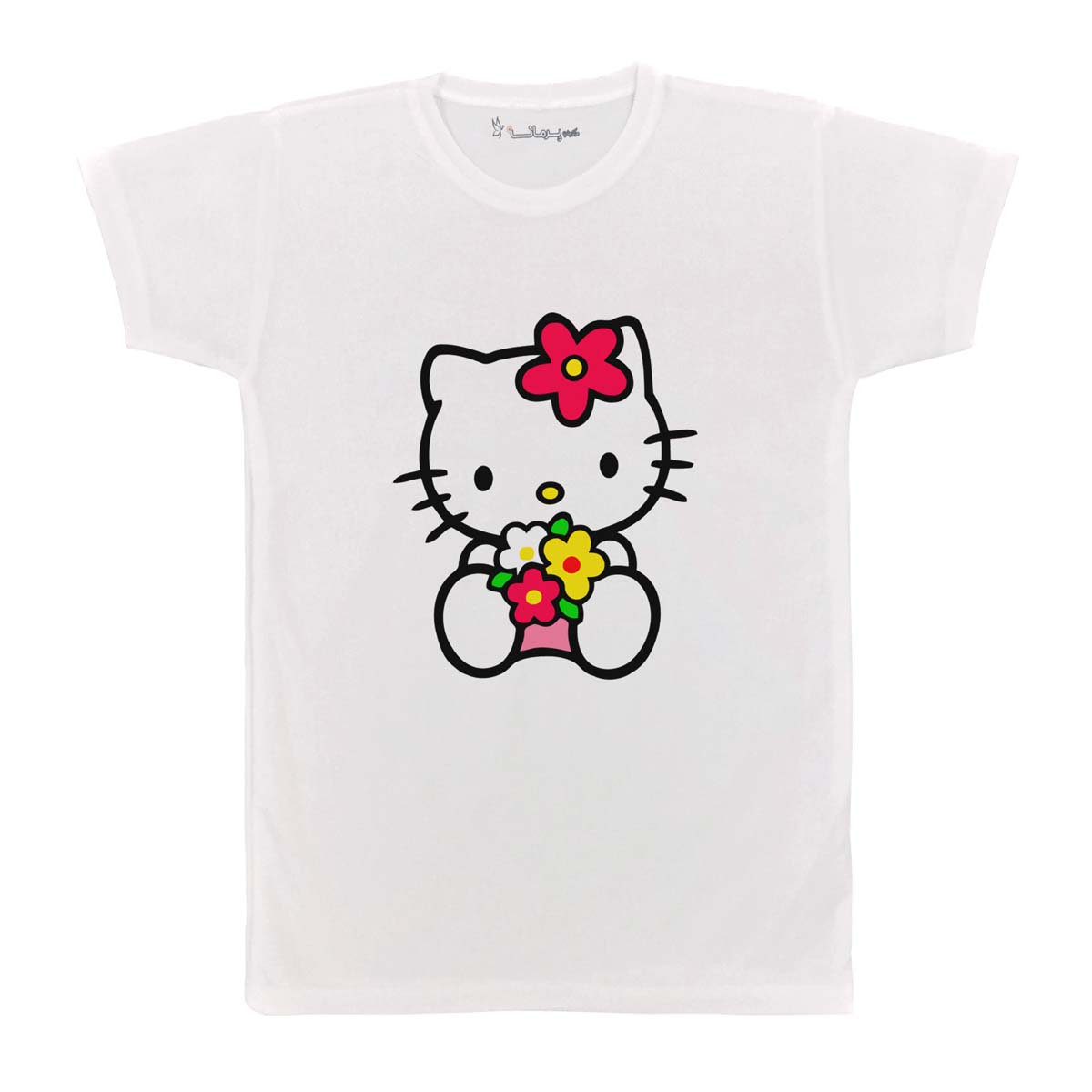 تی شرت بچگانه پرمانه طرح Kitty کد pmt.2359