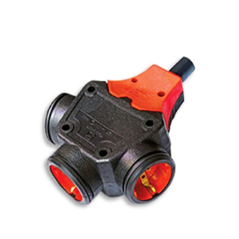 سه راهی صنعتی ارتدار سه خروجی تیراژه مدل کرال S34