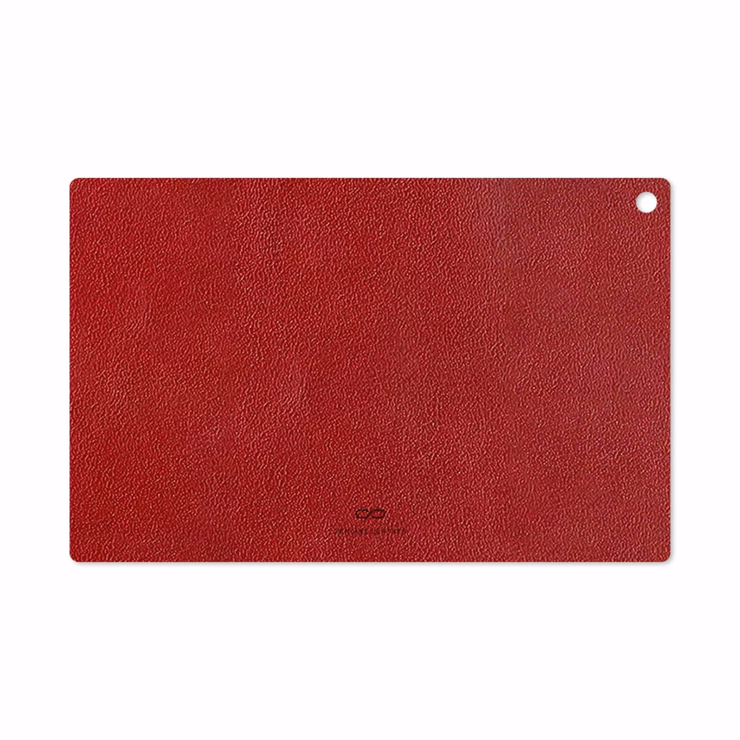 برچسب پوششی ماهوت مدل Red-Leather مناسب برای تبلت سونی Xperia Z2 Tablet LTE 2014