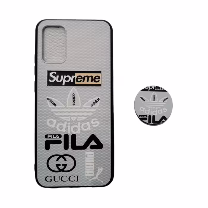 کاور طرح آبرنگی مدل a03s مناسب برای گوشی موبایل سامسونگ Galaxy A03S / A02S / M02S به همراه پاپ سوکت
