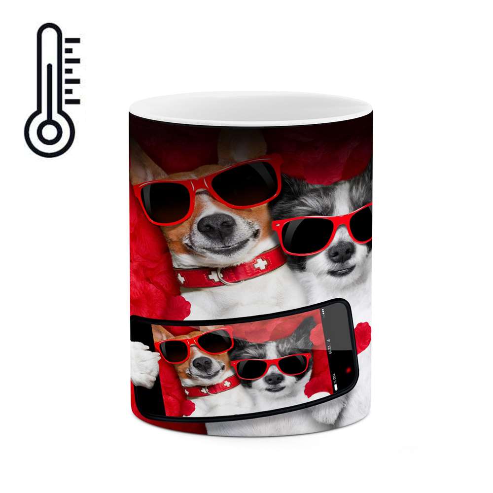 ماگ حرارتی طرح سگ مدل mgph10896