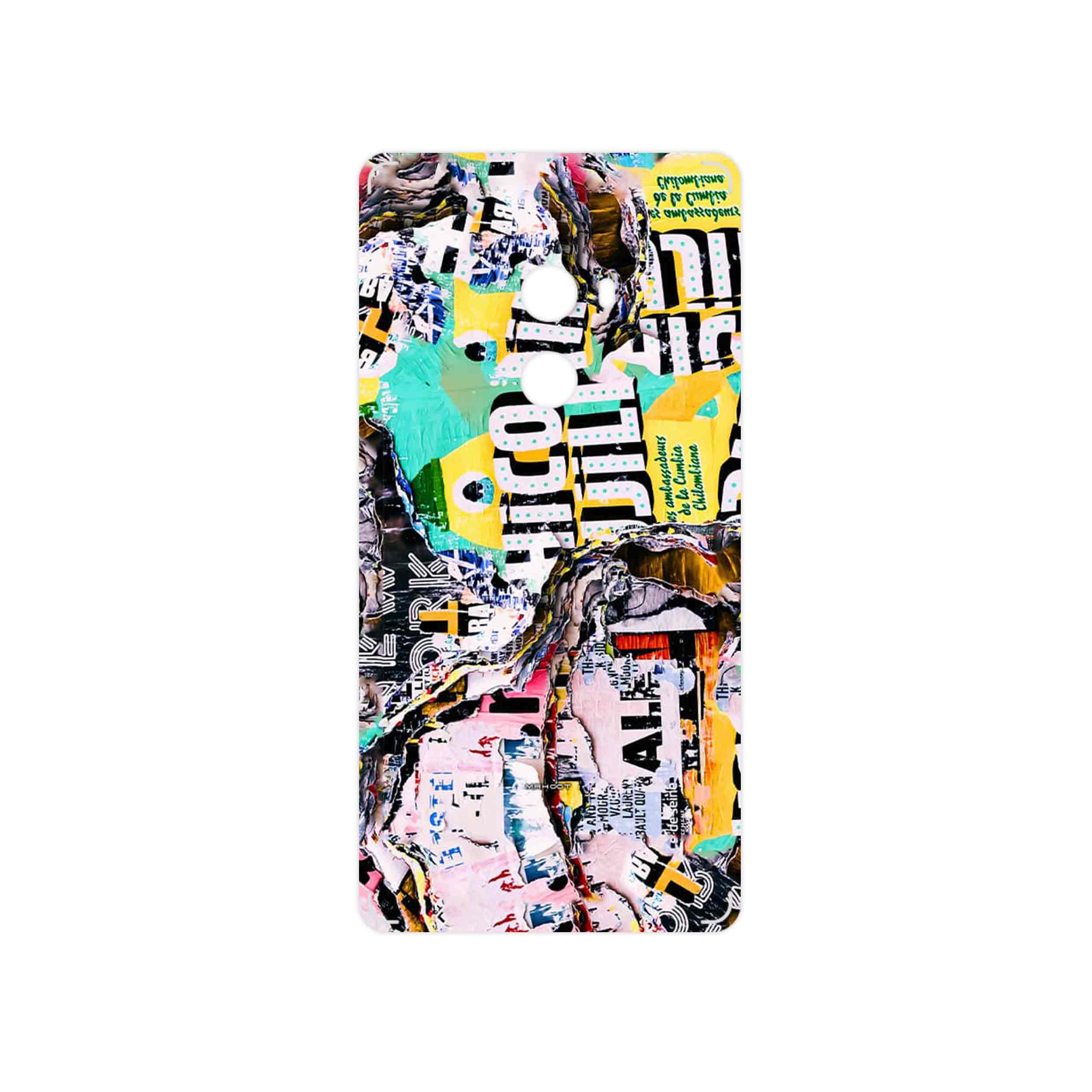 برچسب پوششی ماهوت مدل Collage of Teared Paper مناسب برای گوشی موبایل شیائومی Mi Mix 2