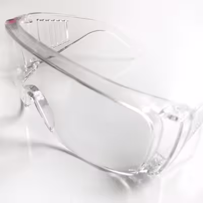 عینک محافظ آزمایشگاهی مدل CRYSTAL