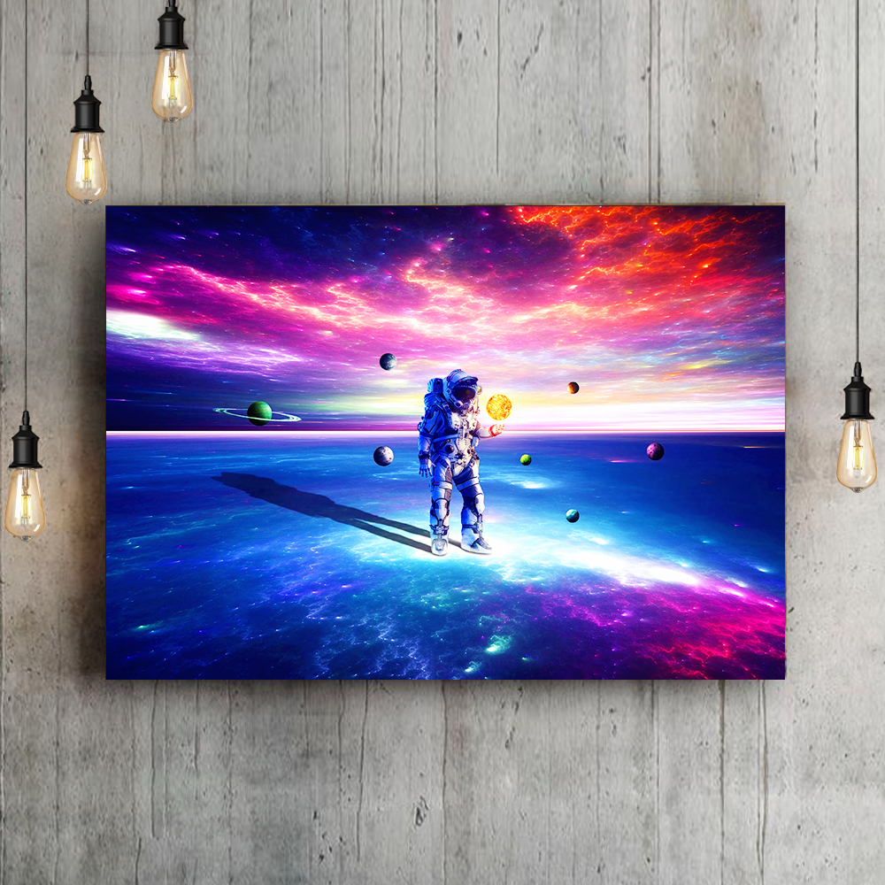 تابلو شاسی طرح فضا نورد کد bud-mt226