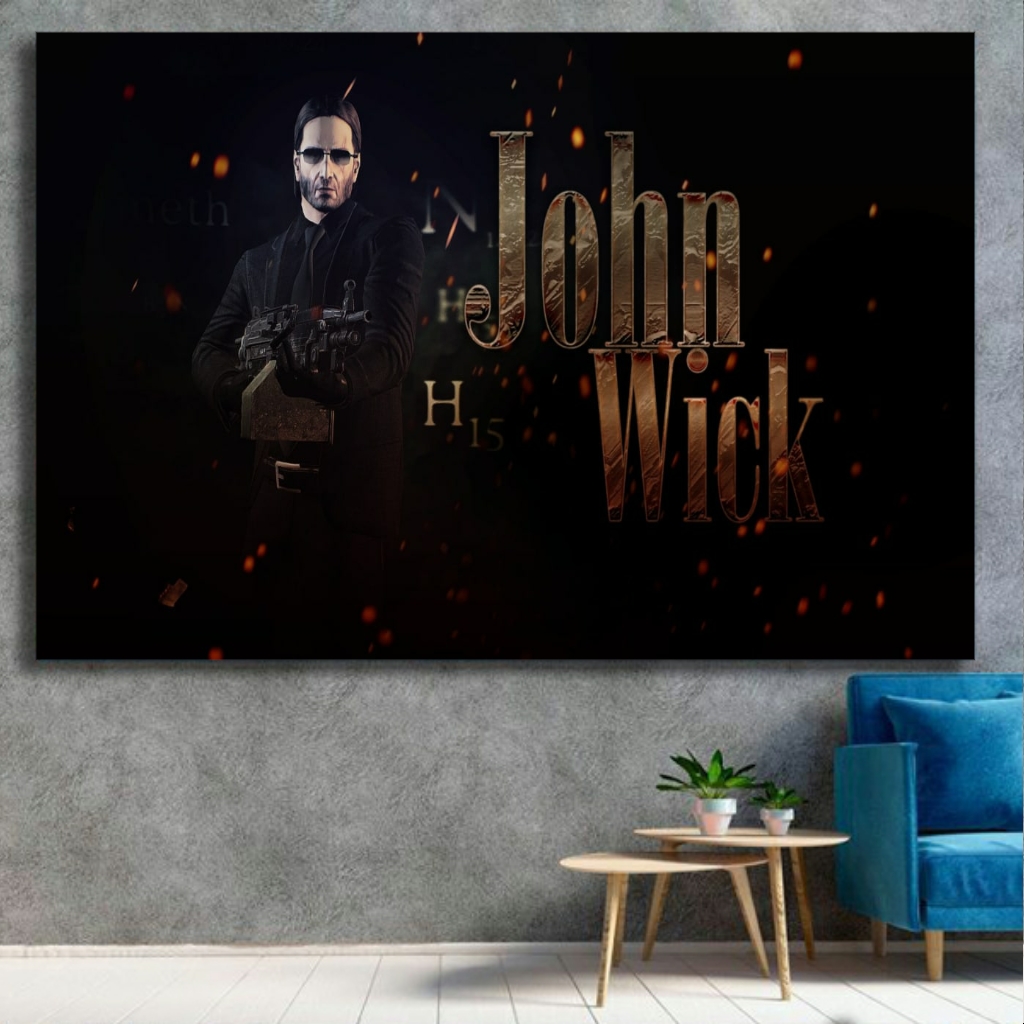 تابلو بوم طرح جان ویک مدل SDB952