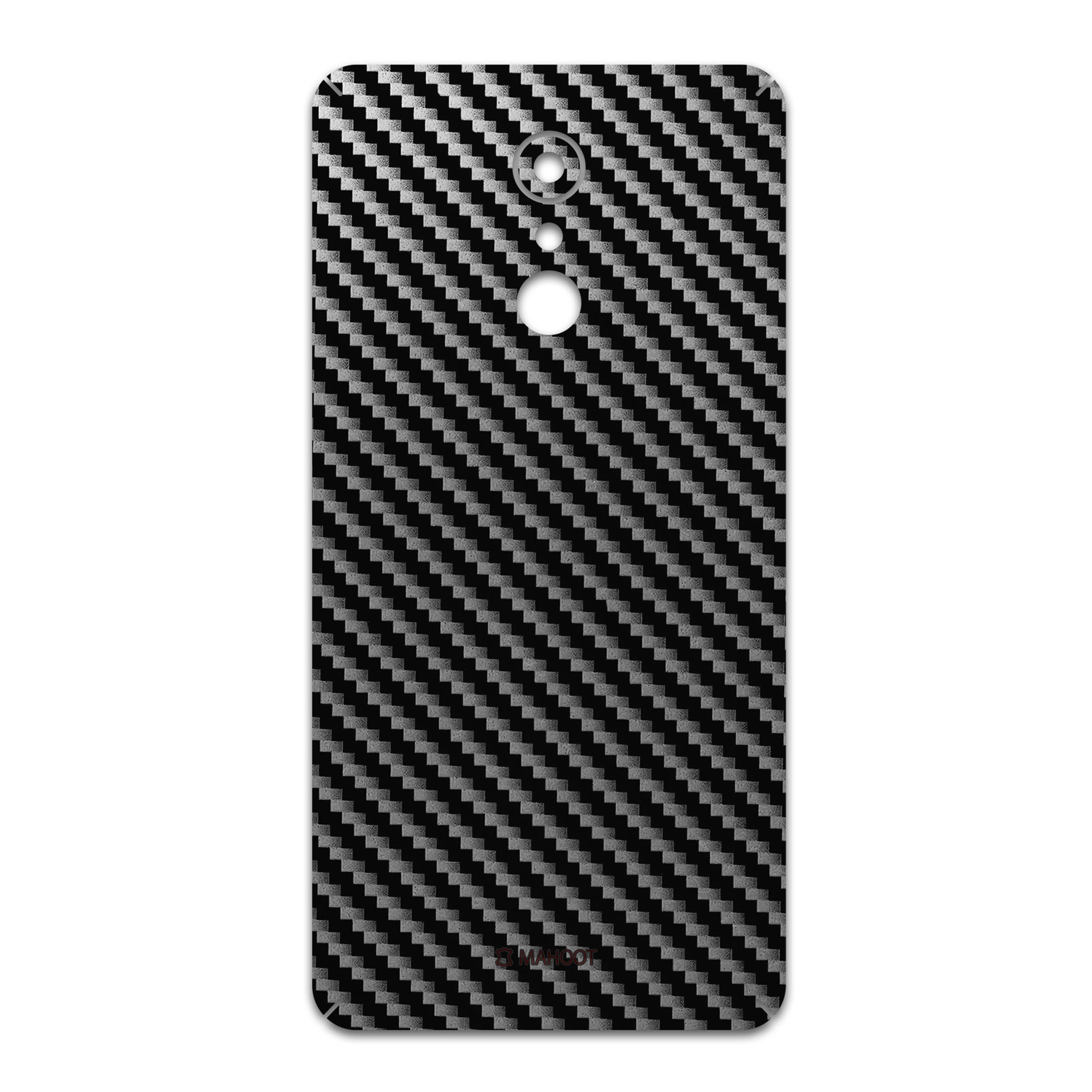 برچسب پوششی ماهوت مدل Glossy-Silver-Fiber مناسب برای گوشی موبایل ال جی Q Stylus